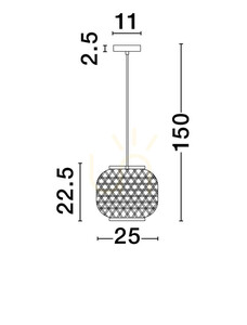 REQUENA Luces Exclusivas Závesné svietidlo LE44862 3 REQUENA Luces Exclusivas Závesné svietidlo LE44862 small 3