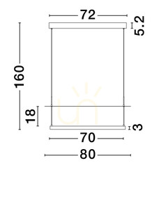 Čierno-biele závesné LED svietidlo Luces Exclusivas TIRAQUE LE44630 small 1