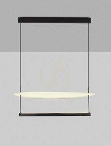 Čierno-biele závesné LED svietidlo Luces Exclusivas TIRAQUE LE44630 small 2