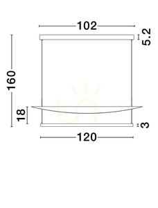 Závesné svietidlo TIRAQUE od Luces Exclusivas LE44631 small 1
