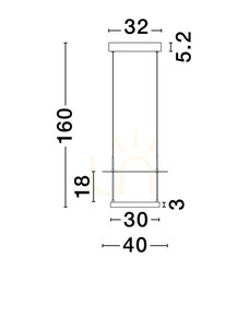 Závesné svietidlo TIRAQUE od Luces Exclusivas LE44632 small 1