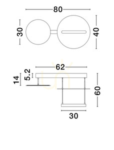 Závesné svietidlo TIRAQUE od Luces Exclusivas LE44636 small 1