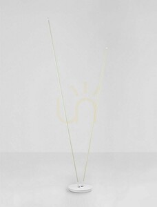 Biela LED stojacia lampa TRENQUE Luces Exclusivas LE44514, 33 W, 184 cm small 1