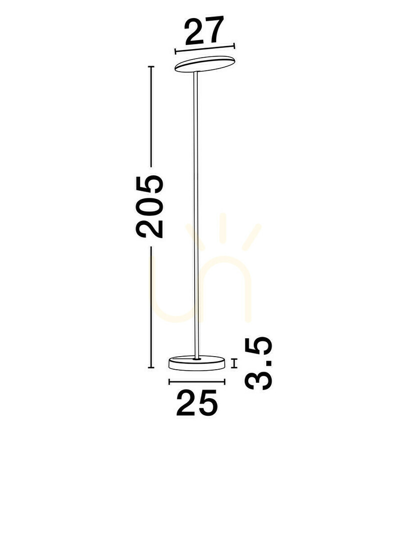 Displej TRUNCADO Stojacia lampa od Luces Exclusivas LE44950 TRUNCADO Stojacia lampa od Luces Exclusivas LE44950
