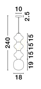 Závesné svietidlo VILROSA Luces Exclusivas LE44569 small 3