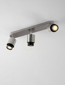 Stropné bodové svietidlo YAPACANI Luces Exclusivas LE44977 3xGU10 sivé small 1