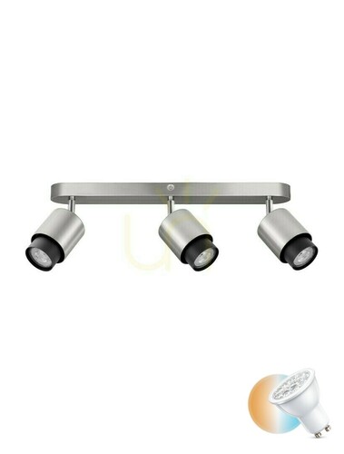 Skontrolujte Stropné bodové svietidlo YAPACANI Luces Exclusivas LE44977 3xGU10 sivé