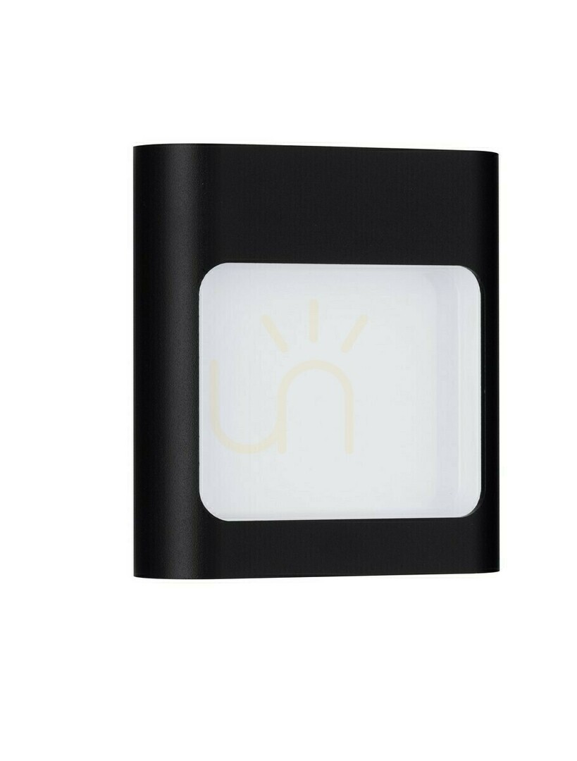 Luces Exclusivas ARBIETO LE73786 utomhusvägglampa, LED 9 W 3000 K, 562 lm, matt svart, IP54
