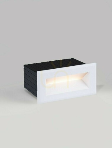 Skontrolujte Biele vonkajšie svietidlo zapustené do steny Luces Exclusivas CLEMENTE LE73771 LED 1 W 3000 K IP54