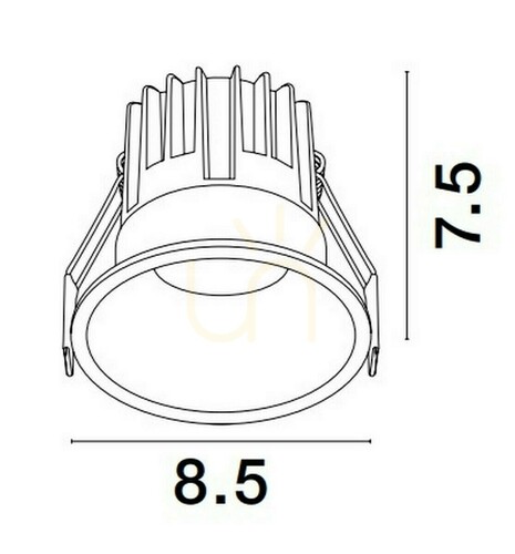 Skontrolujte ARAMIEL Luces Exclusivas Stropná šošovka LE65111