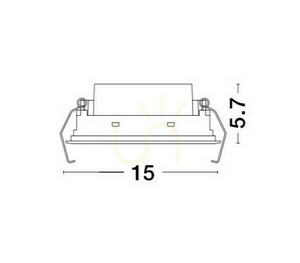 Stropné svietidlo CALINDA Luces Exclusivas LE65121 small 1