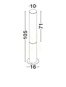 MONSECA Luces Exclusivas Osvetľovací stĺp LE75105 small 3