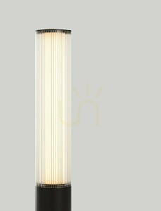 Záhradný LED stĺpik Luces Exclusivas MONSECA LE75106, matná čierna, 65,5 cm, 3000 K small 2