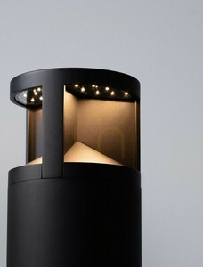 Záhradný LED stĺpik Luces Exclusivas NEVARRO LE75127, matná čierna, 73 cm, 3000 K small 2