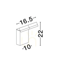 SIRELIA Luces Exclusivas vonkajšie nástenné svietidlo LE75157 small 3