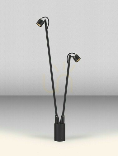 Skontrolujte Záhradný stĺpik Luces Exclusivas BELANOR LE75165, 2 hlavy, antracit, LED 6 W 3000 K IP65