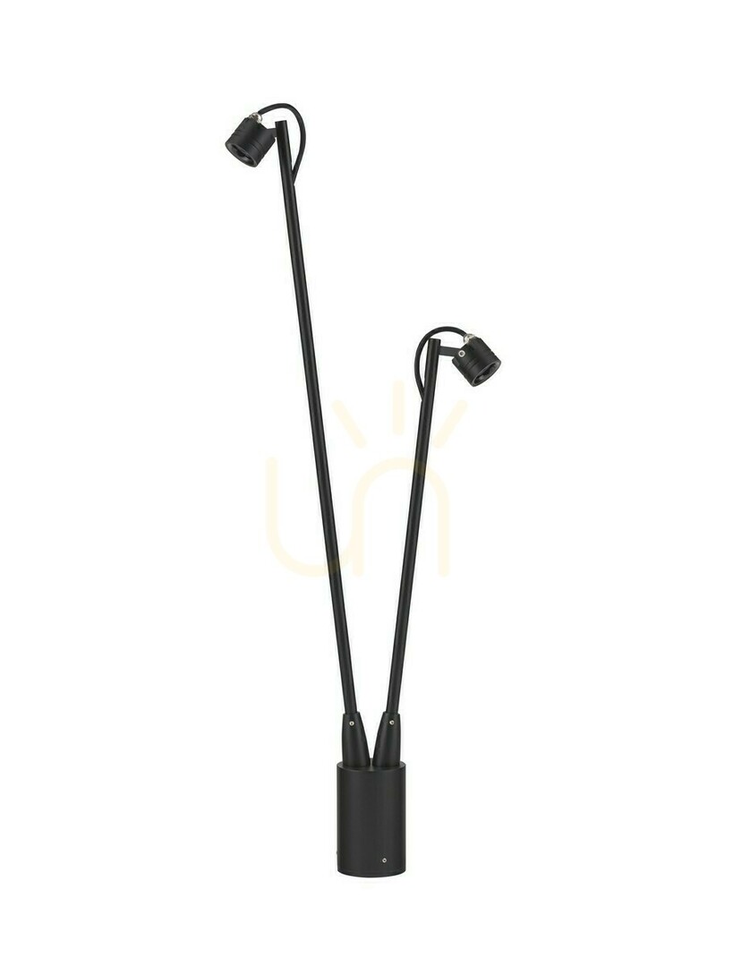 Luces Exclusivas BELANOR LE75165 Gartenleuchte, 2 Köpfe, anthrazit, LED 6 W 3000 K IP65