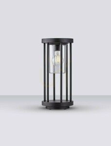 Záhradné stĺpikové svietidlo Luces Exclusivas MONTIVA LE75172, antracit, 35 cm, E27 small 1