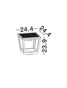 Solárna lampa CANDELA Luces Exclusivas LE75178 small 4