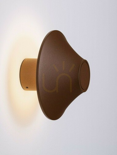 Skontrolujte Vonkajšie nástenné svietidlo Luces Exclusivas QUERILO LE75187, LED 11 W, 993 lm, 3000 K, ø16 cm, corten, IP54