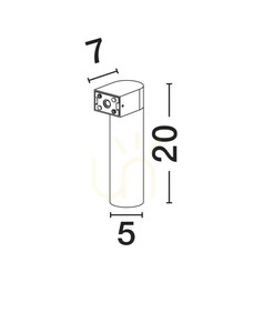 Vonkajšie nástenné svietidlo JASTELA Luces Exclusivas LE75244 small 1