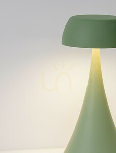 Prenosná stolová LED lampa Luces Exclusivas FORTIZA LE75283 olivovozelená, 17,5 cm small 1