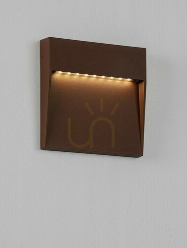 Skontrolujte Vonkajšie nástenné svietidlo Luces Exclusivas LORCENA LE75298, LED 5 W 3000 K, 307 lm, hrdzavohnedé, IP54, 16 cm