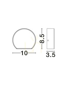 SARDIRA Luces Exclusivas vonkajšie nástenné svietidlo LE75310 small 3