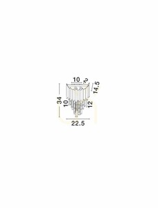 Nástenné svietidlo PELAVRO Luces Exclusivas LE45105 small 3