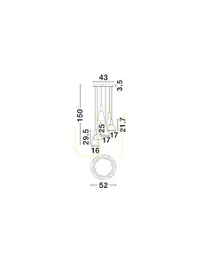 Závesné svietidlo SARDUNO od Luces Exclusivas LE45139 small 3