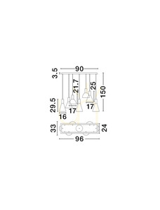 Závesné svietidlo SARDUNO od Luces Exclusivas LE45141 small 3