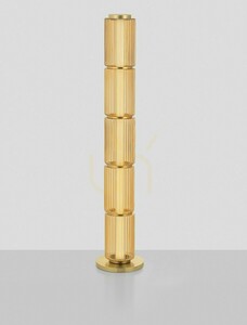 LED stojacia lampa TABRUNO Luces Exclusivas LE45172, zlatá, jantárové sklo, 148,5 cm small 2