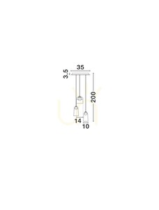 Závesné svietidlo TAVENCO Luces Exclusivas LE45213 small 3