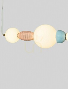 Závesné svietidlo LAVERZO LED 28W 1680lm 3000K keramika sklo multikolor 89 cm LE45228 Luces Exclusivas small 2