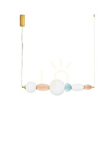 Závesné svietidlo LAVERZO LED 28W 1680lm 3000K keramika sklo multikolor 89 cm LE45228 Luces Exclusivas small 0