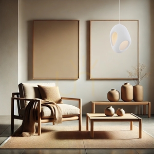 Závesné svietidlo Luces Exclusivas LONTIZA LE45332, biele organické tienidlo s bočným otvorom, E27 max 12 W small 4