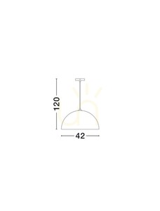 Závesné svietidlo Luces Exclusivas PLONARO LE45346 čierne 42 cm E27 small 2