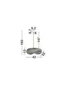 NULVERO Luces Exclusivas Závesné svietidlo LE45364 small 4
