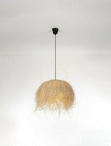 Závesné svietidlo OVINCIA Luces Exclusivas LE45370 prírodný ratan 1xE27 65 cm small 1