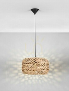 Závesné svietidlo Luces Exclusivas NAVANTA LE45376 s pleteným tienidlom 40 cm small 2