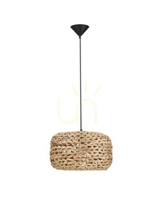 Závesné svietidlo Luces Exclusivas NAVANTA LE45376 s pleteným tienidlom 40 cm small 0