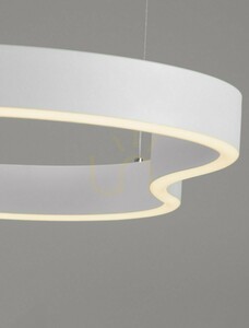 Závesné svietidlo Luces Exclusivas VELBANO LE45416 biele LED 61 W 120 cm small 2
