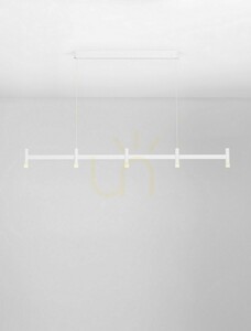 Biele lineárne závesné LED svietidlo Luces Exclusivas CORVETA LE45430 147 cm 2700 K small 1