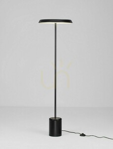 Čierna LED stojacia lampa FOVENTO Luces Exclusivas LE45442, 135 cm, 3000 K small 1