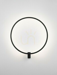 Čierne LED nástenné svietidlo Luces Exclusivas DRASIRA LE45456 50 cm 21 W small 1
