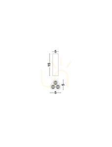 Stropné LED bodové svietidlo Luces Exclusivas PARENZO LE45522, zlaté, 6 W, 3000 K, 15 cm small 3