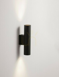 Nástenné svietidlo SELMORA Luces Exclusivas LE45640, hore-dole, 2 × GU10, čierne, 18 cm small 2