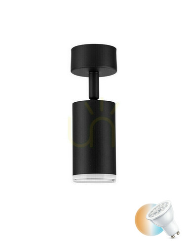 Skontrolujte Stropné bodové svietidlo Luces Exclusivas ZENFARO LE45675 čierne GU10 10 W