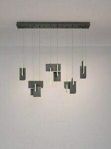 Závesné svietidlo ALBAIDA Luces Exclusivas LE45726 LED 20 W sivé small 2