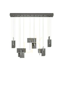Závesné svietidlo ALBAIDA Luces Exclusivas LE45726 LED 20 W sivé small 0